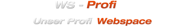 WS-Profi Unser Profi Webspace